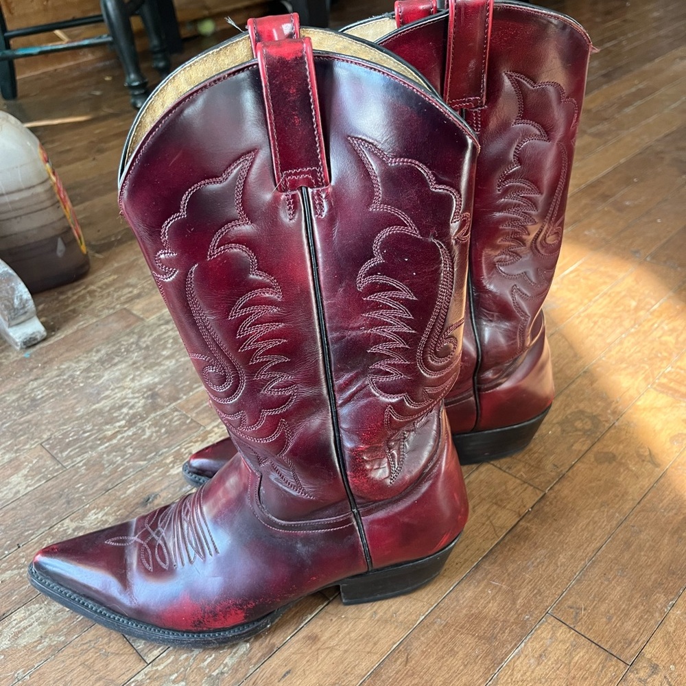 Red Western Cowboy Boots